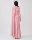 Alina Velvet Maxi Dress - Blush Rose