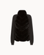 Cenya Fur Jacket - Obsidian Black