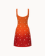 Ombre Fiery Toss Dress