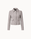 Vittoria Sheep Suede Jacket - Soft Greige