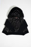 Fur Jacket Satin - Black