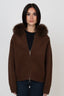 Fur Jacket  - Dark Brown