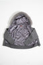 Fur Jacket Satin - Grey