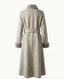 Amara Fur-Collar Coat - Soft Stone