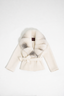 Bria Fur Coat - Ivory