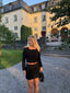 Lucia Tweed Set – Black