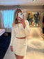 Lucia Tweed Set – White