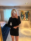 Lucia Tweed Set – Black