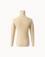 Beige Turtleneck Knit