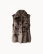 Signe Fur Jacket — Taupe