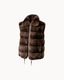 Liv Fur Jacket — Brown