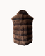 Liv Fur Jacket — Brown