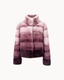 Selma Fur Jacket — Plum