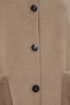 The Reem Mink Cashmere Coat - Taupe