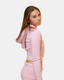 Alessa Ribbed Lounge Set - Pink