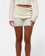 Alessa Ribbed Lounge Set - White