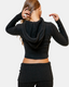 Alessa Ribbed Lounge Set - Black