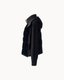 Davos Fur Knit Jacket in Black — side
