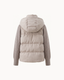 Davos Fur Knit Jacket in Chinchilla — back