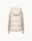 Davos Fur Knit Jacket in Cream — back