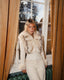Ivory Fur Cardigan - White