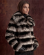 Elizabeth Rex Rabbit Fur Coat - Frosted Silver