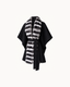 Juni Fur Cape in Black — angle