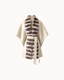 Juni Fur Cape in Cream — front