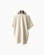 Juni Fur Cape in Cream — back