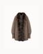 Maren Fur Jacket - Taupe Brown