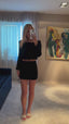 Lucia Tweed Set – Black