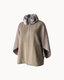 The Zermatt Cape in Beige — angle
