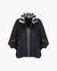 The Zermatt Cape in Black — front